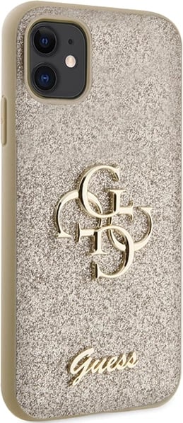 Mbështjellës Guess GUHCN61HG4SGD për iPhone 11/XR, Glitter Script Big 4G, Ari Mbështjellës Guess GUHCN61HG4SGD për iPhone 11/XR, Glitter Script Big 4G, Ari