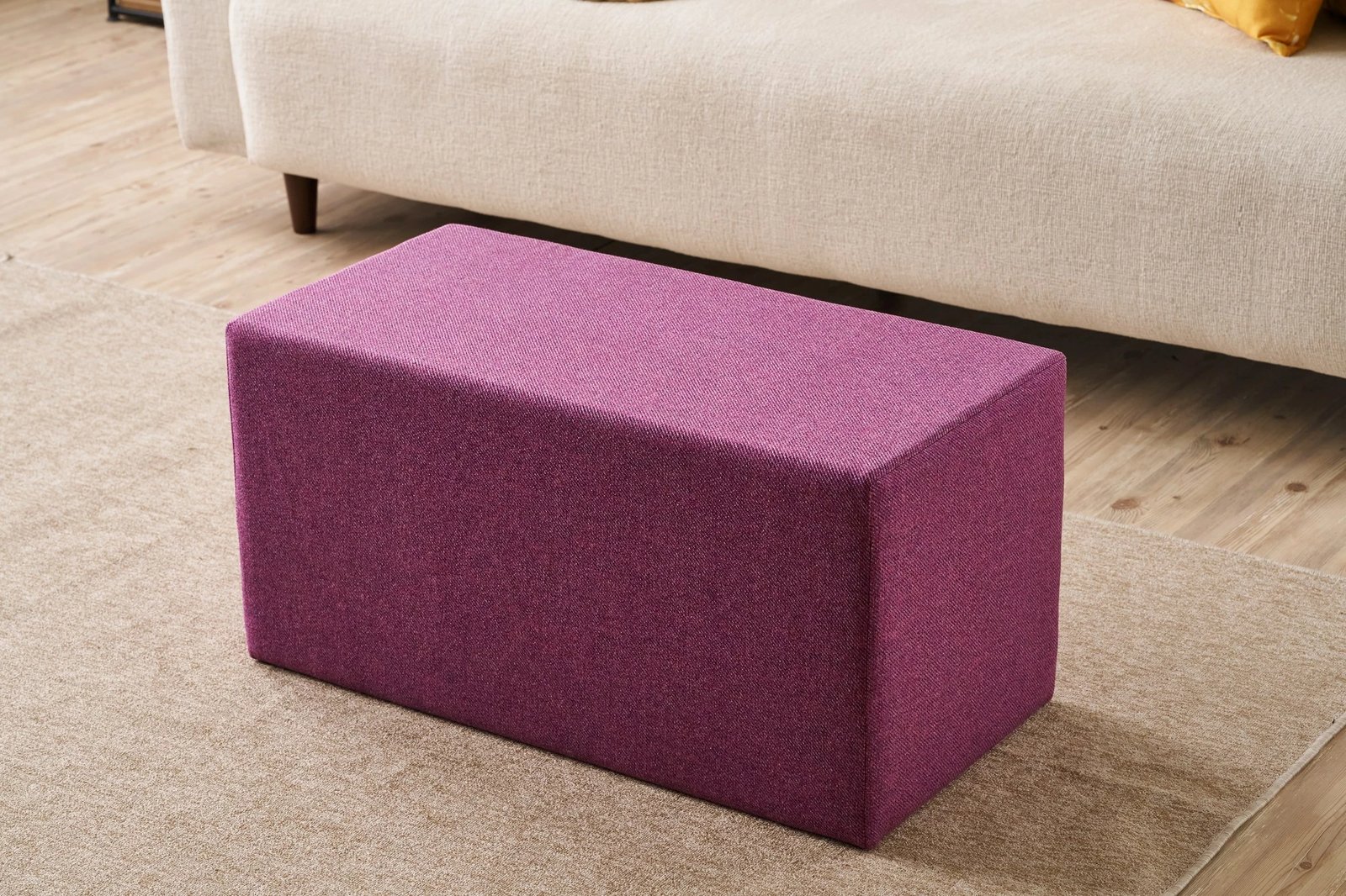 Pouf Demre, ngjyrë lejla, Atelier del Sofa