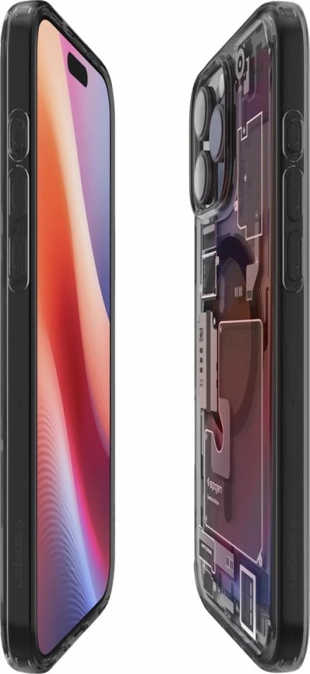 Mbështjellës Spigen Ultra Hybrid Mag Zero One për iPhone 16 Pro, MagSafe, Gri e errët