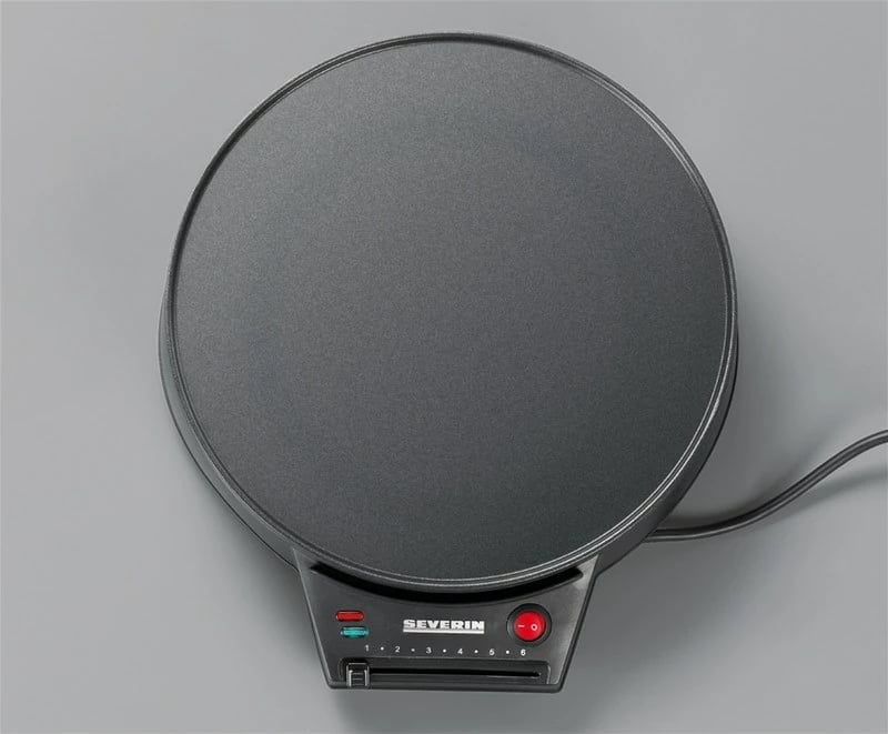 Pjekës krepash Severin CM 2198, 30 cm, 1000 W, Zi