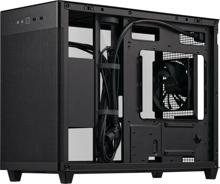 Kasë ASUS AP201 PRIME TG Mini Tower e Zezë Kasë ASUS AP201 PRIME TG Mini Tower e Zezë