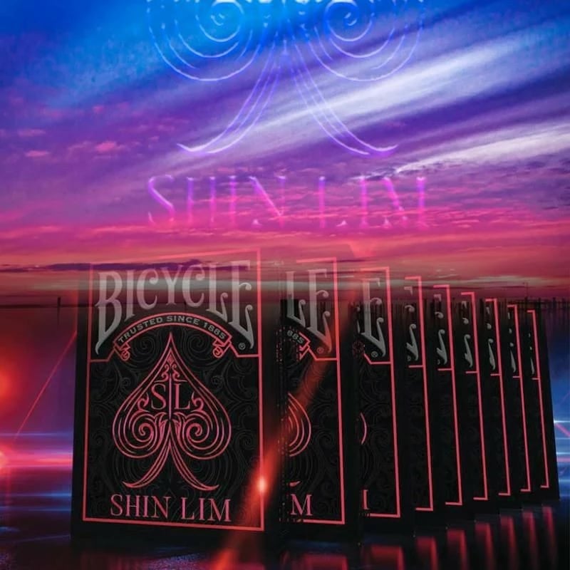 Letra loje Bicycle Shin Lim, 94228, për magji dhe lojëra, Anglisht