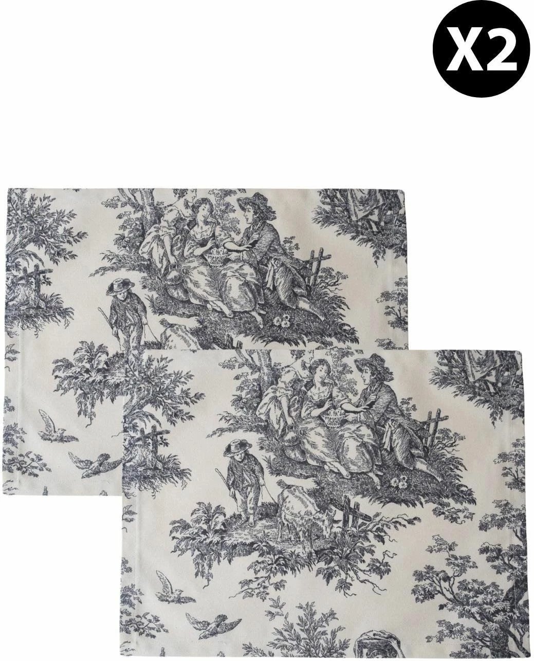 Set nënshtrues tavoline (2 copë), Evila Originals, BST054