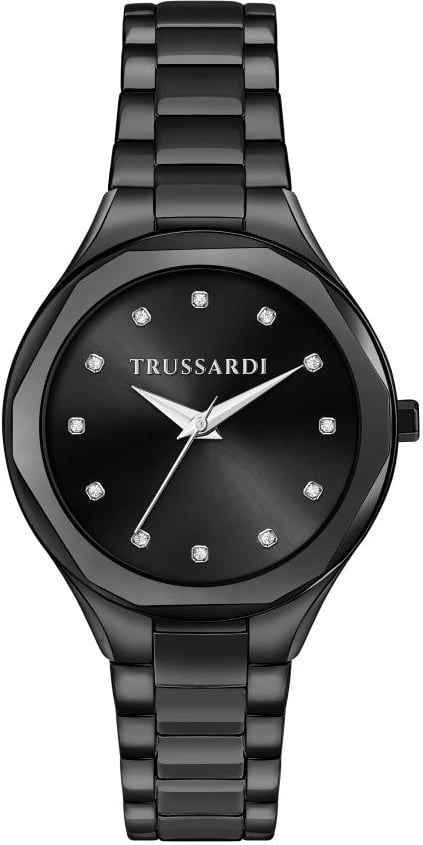 Orë dore për femra TRUSSARDI R2453157501, e zezë
