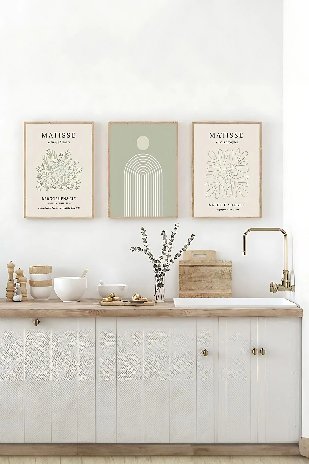 Pikturë dekorative me kornizë (3 copë), Wallity, Artsycllct12