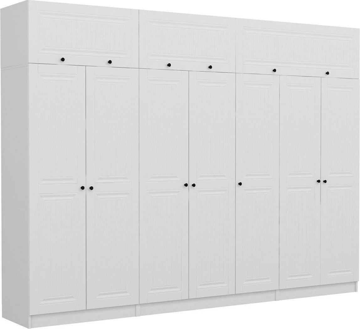 Dollap i bardhë për rroba, Skye Decor, Kale - 5140, 315x235x52 cm