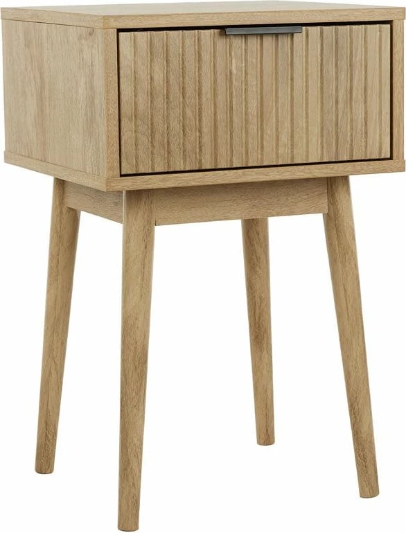 Komodinë Canal me 1 sirtar, ngjyrë natyrale, 39.5x35x61 cm
