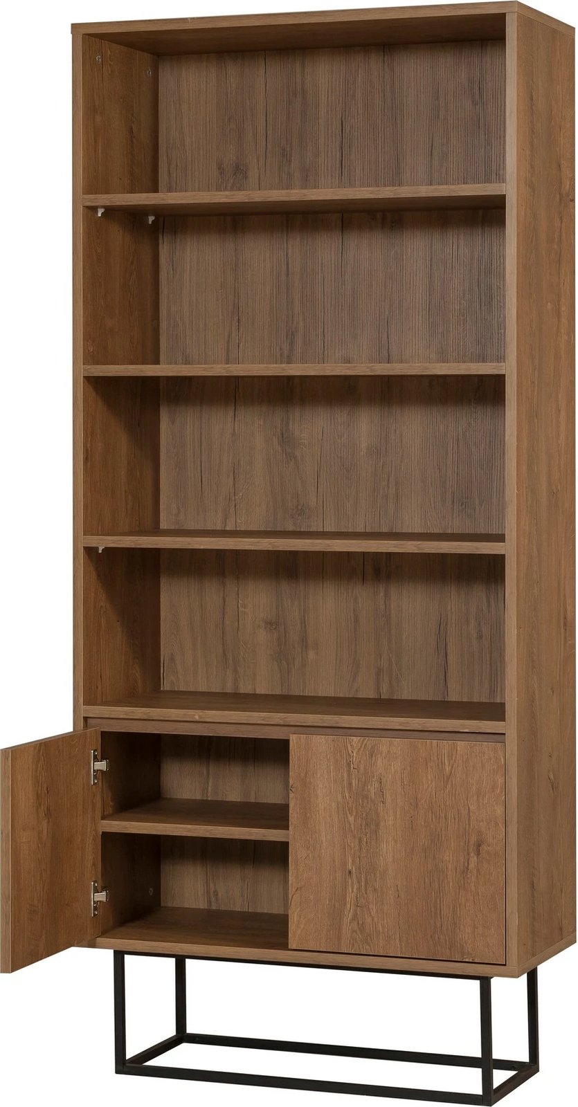 Set mobiljesh për dhomë dite Skye Decor, Laxus Takım 13, ngjyrë arre dhe e zezë