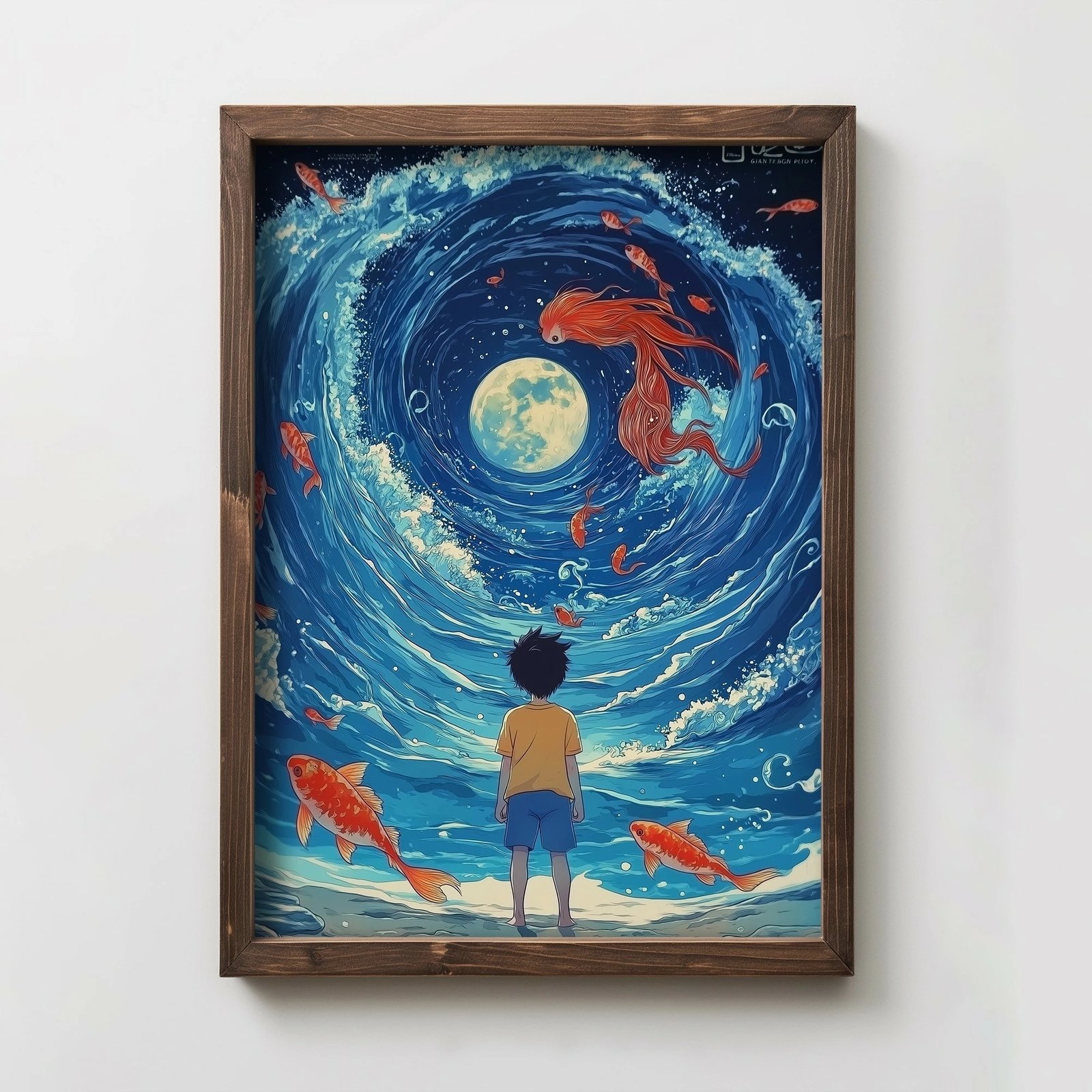 Pikturë dekorative me kornizë MDF, shumëngjyrëshe, Wallity, TUN109-XL, 50x70x3.5cm