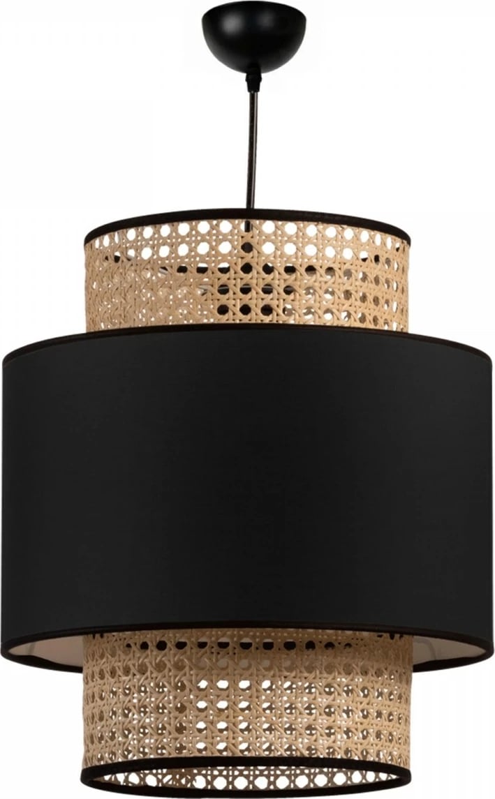 Llambë tavani Opviq, ratan, bezhë dhe e zezë, AYD-3507