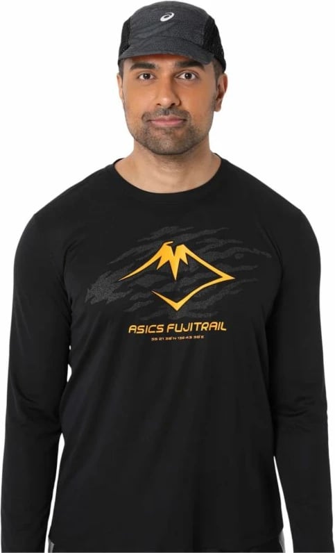 Kapelë baseball Asics Fujitrail për meshkuj dhe femra, e zezë