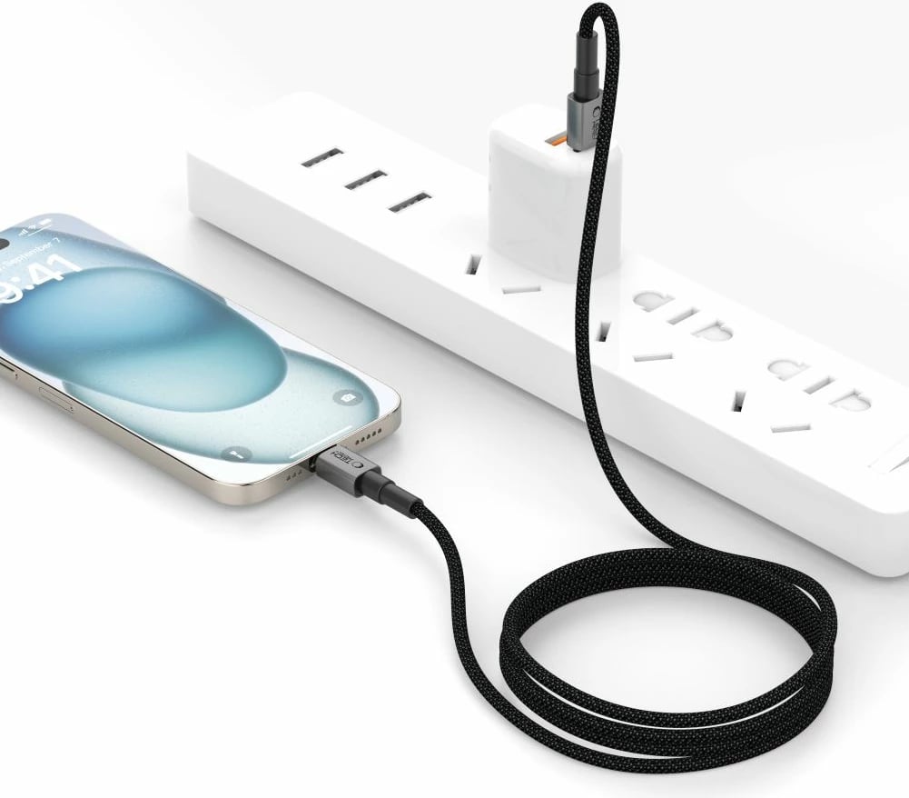 Kabllo USB-C Tech-Protect UltraBoost DNA, 50cm, Gri