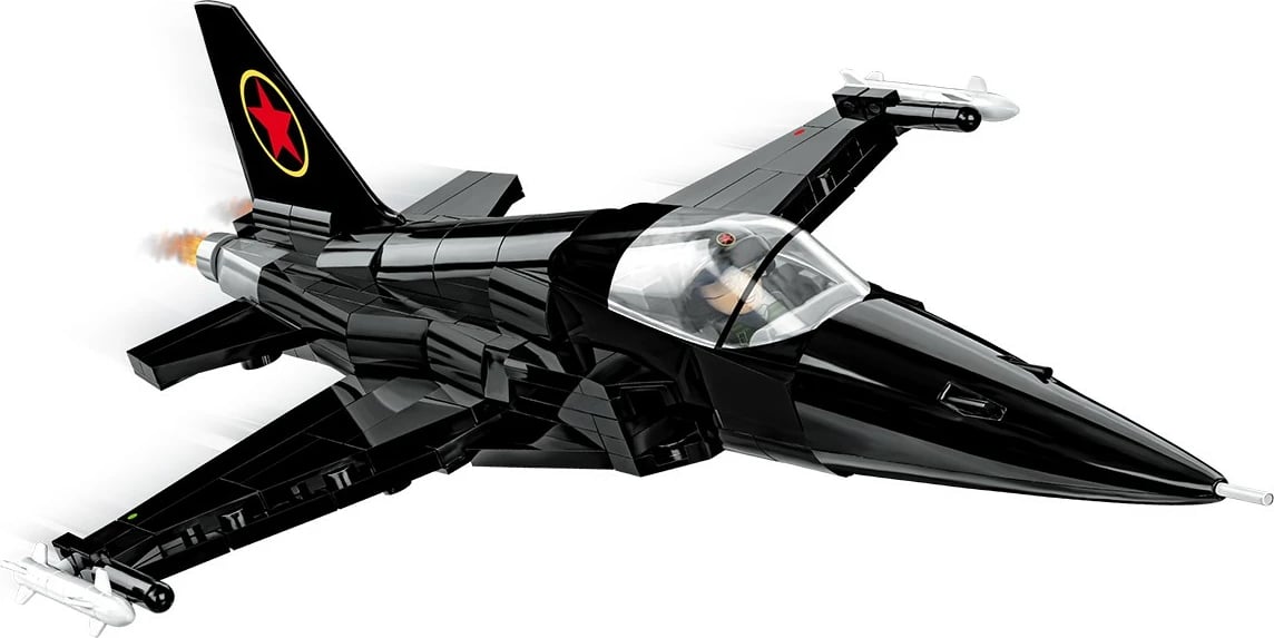 Set blloqe Cobi Klocki Top Gun MiG-28, 332 pjesë, i zi