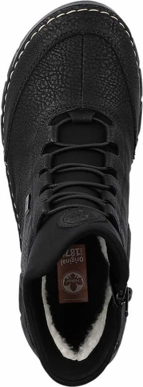 Çizme të izoluara për femra Rieker 55069-00, të zeza