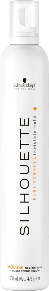 Shkumë për flokë Schwarzkopf Professional Silhouette Flexible Hold Mousse për femra, 500ml
