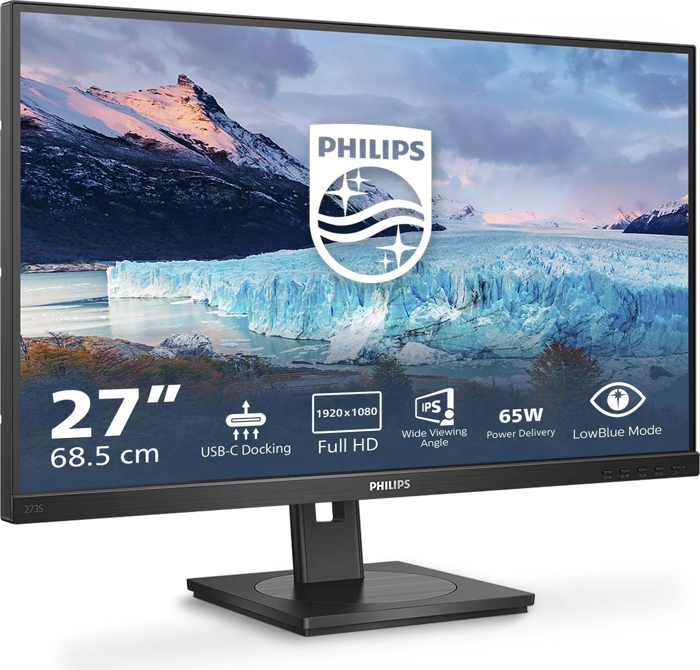 Monitor Philips S Line 273S1/00, 27", Full HD, LCD, 4 ms, E zezë