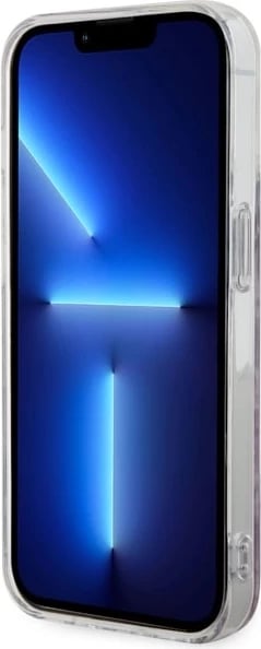 Mbështjellës Guess Leopard MagSafe për iPhone 14 Pro Max 6.7", rozë