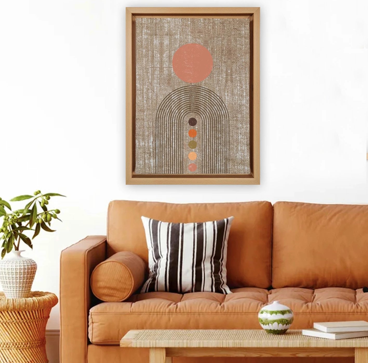 Pikturë dekorative në kanavacë, shumëngjyrëshe, Wallity, LNJ31863586375 - 96136, 96x136cm