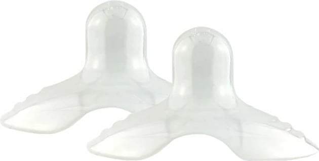 Maje silikoni për gji me kuti transporti Babynova, 2 copë