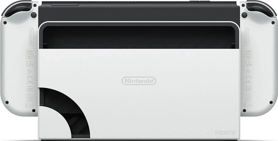 Konzolë portabile Nintendo Switch OLED, 7", 64 GB, Wi-Fi, E bardhë