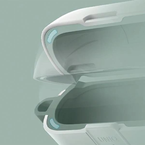 Mbështjellës UNIQ Clyde Lock Case për AirPods Pro 2, bezhë dhe e verdhë
