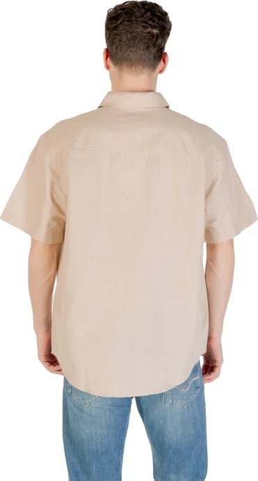 Këmishë Calvin Klein Jeans meshkuj, beige
