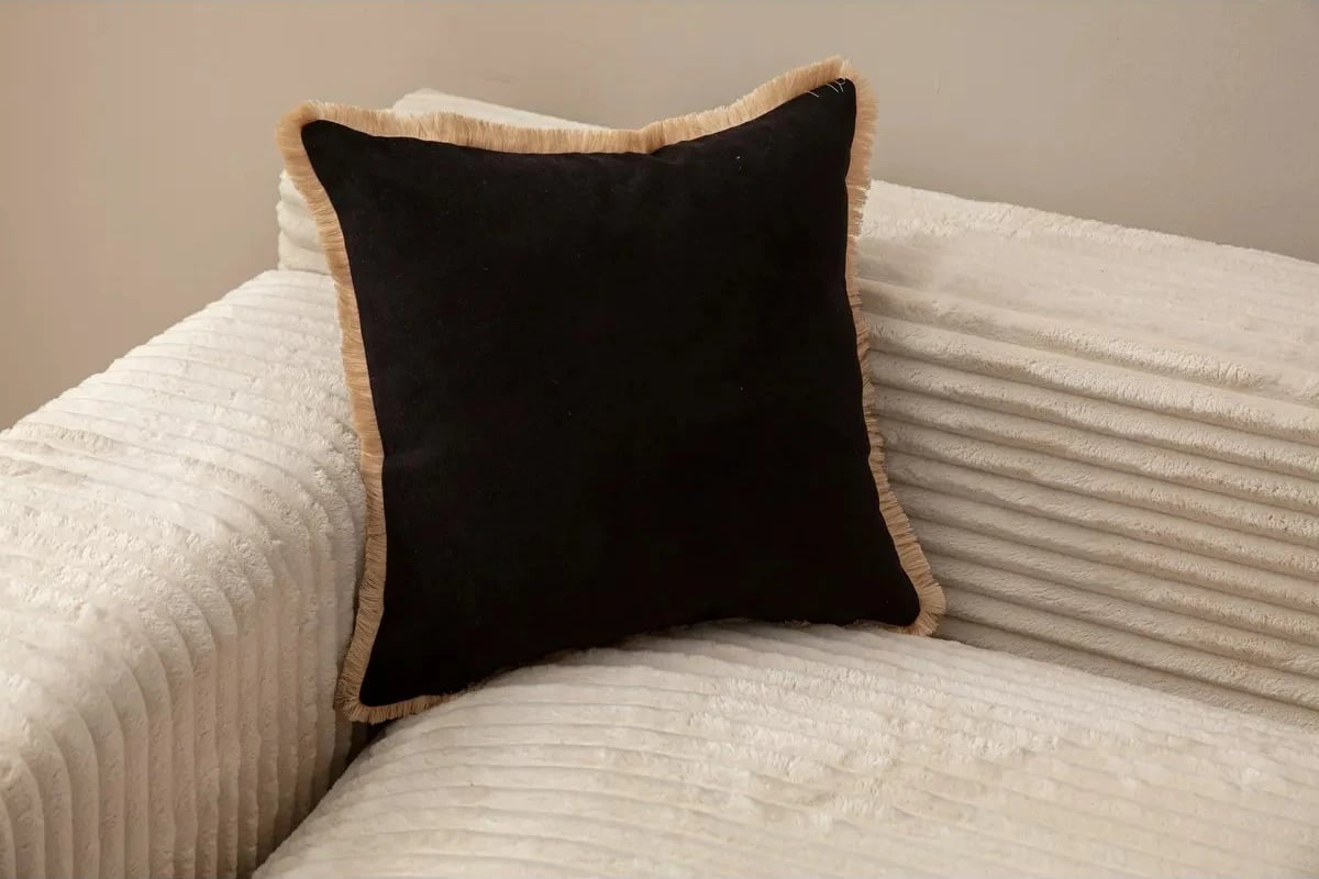 Jastëk mbulesë, ngjyrë e zezë, Evila Originals, 43x43cm