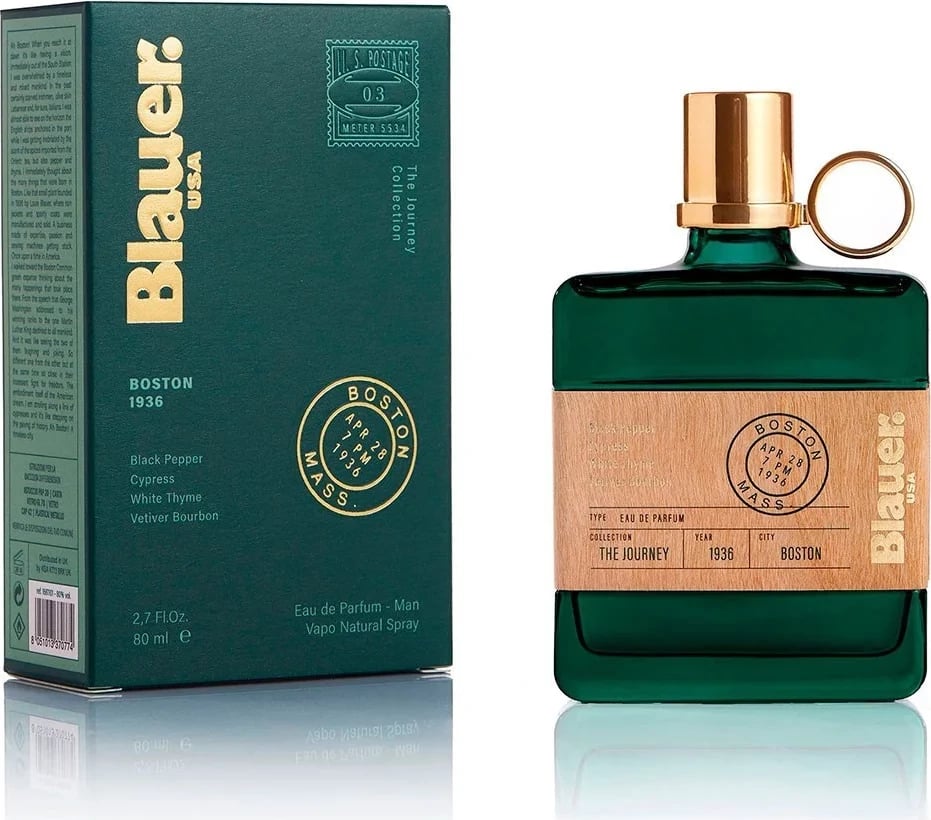 Eau de Parfum për meshkuj Blauer USA Journey Boston 80ml