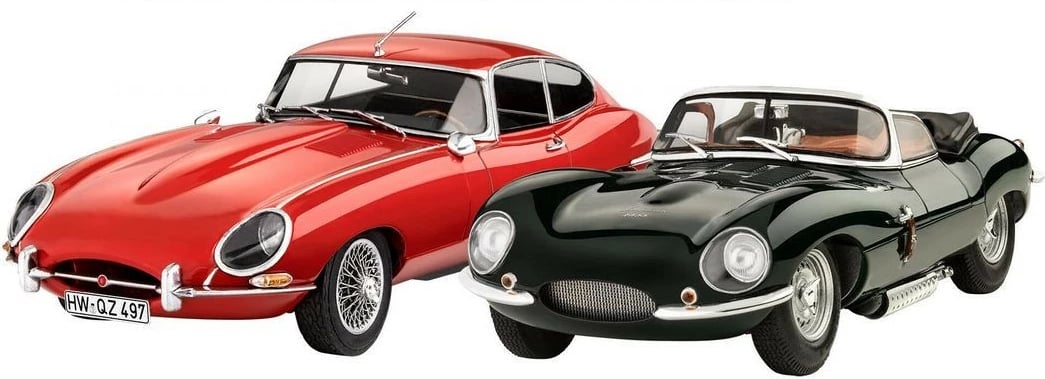 Set modeli plastik Revell Jaguar Cars 100TH Anniversary, 1:24, 287 pjesë