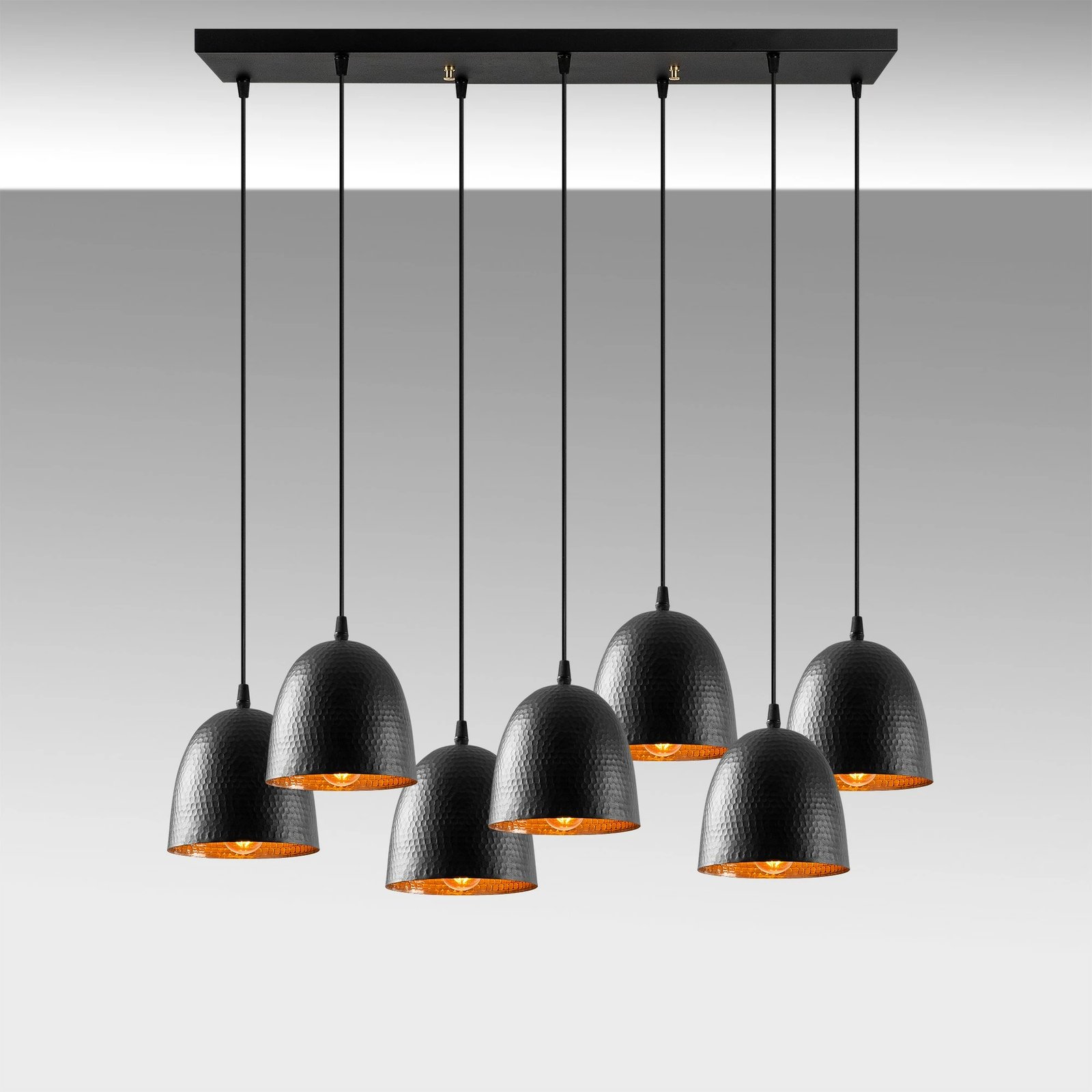 Llambë tavani Opviq Tattoo - 6181, e zezë, 85x35cm