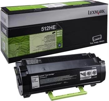 Toner, Lexmark 512HE (51F2H0E), rendiment 5000 faqe, standard, i zi