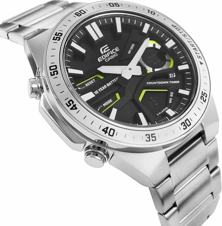 Orë dore për meshkuj Casio, argjend