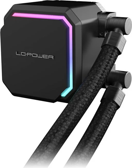 Ftohës uji all-in-one LC-Power LC-CC-280-B-ARGB, 280W, 2x140mm, ARGB, i zi