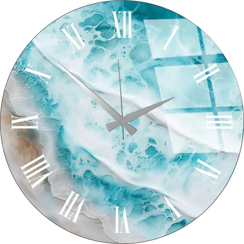 Orë muri dekorative prej qelqi, Wallity Huhu340, 40x40cm