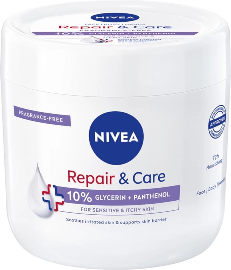 Krem trupi për femra Nivea Repair & Care Sensitive 400ml