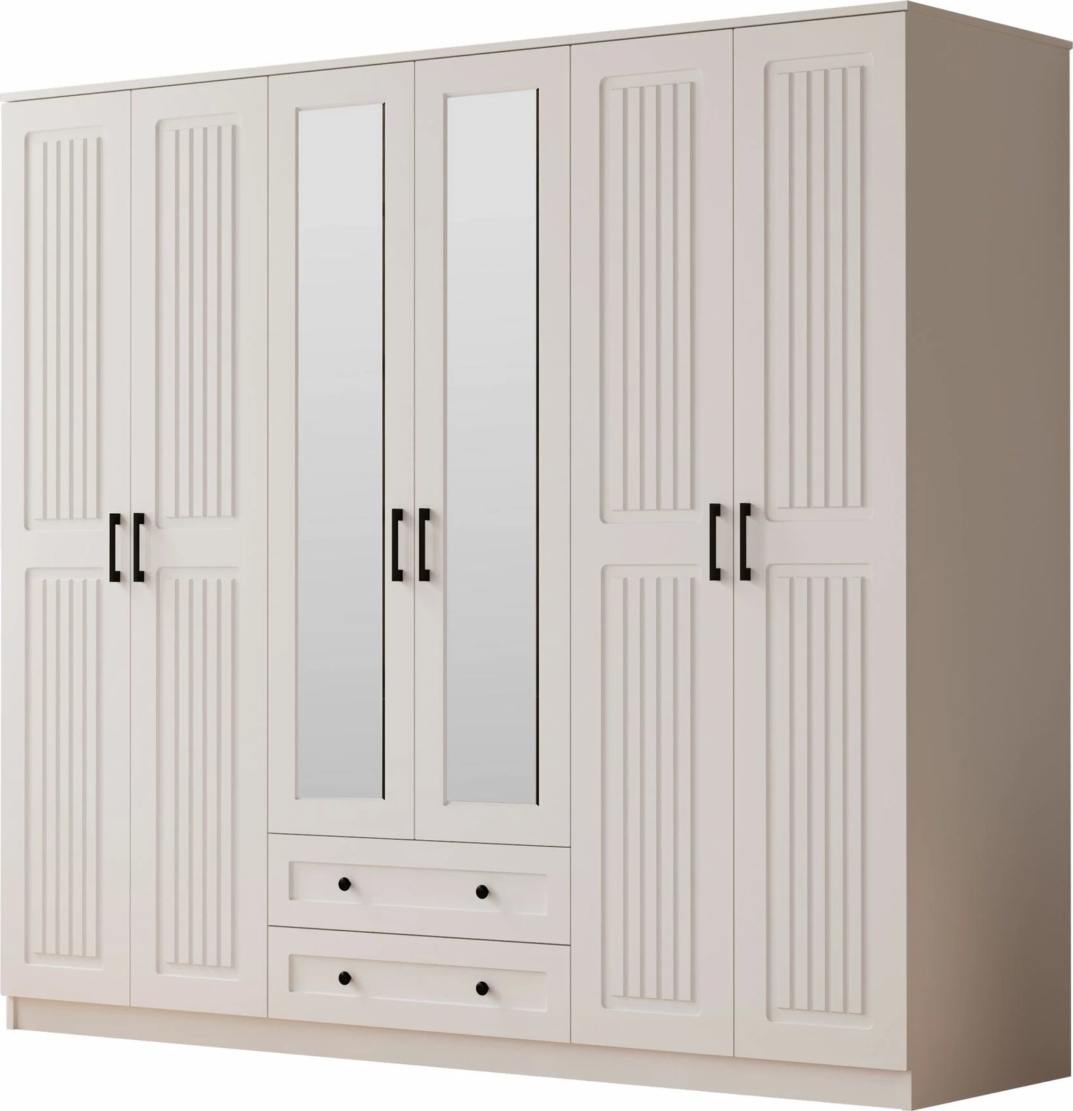 Dollap Skye Decor, ngjyrë e bardhë mat, RB-075