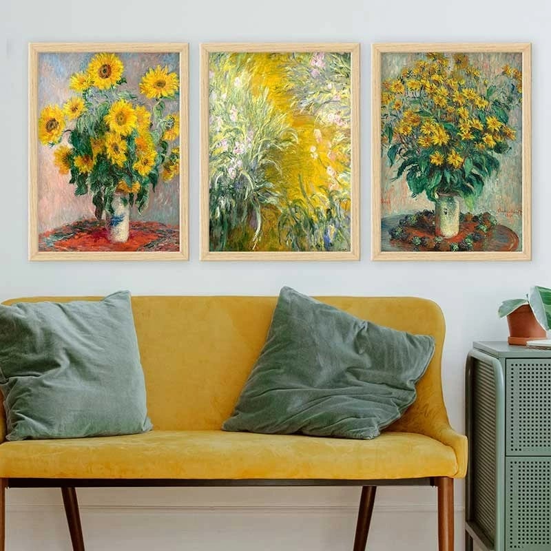 Pikturë dekorative me kornizë (3 copë), Wallity, 3NTC_UN547262_3545