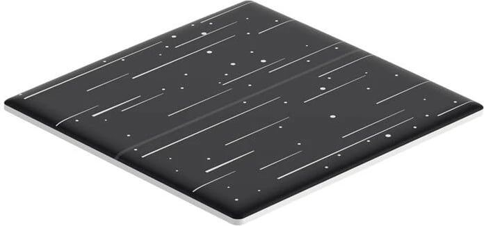 Kapak dekorativ Sonoff T5-2C-86-star për çelës të mençur, plastikë, zi