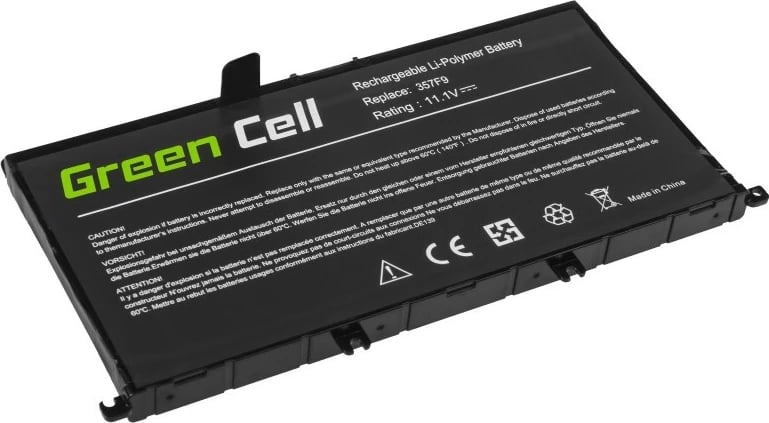 Bateri laptopi, Green Cell, DE139 (zëvendëson 357F9), 11.1V 4.2Ah 4200 mAh Li-Poly, për Dell Inspiron 15 5576/5577/7557/7559/7566/7567