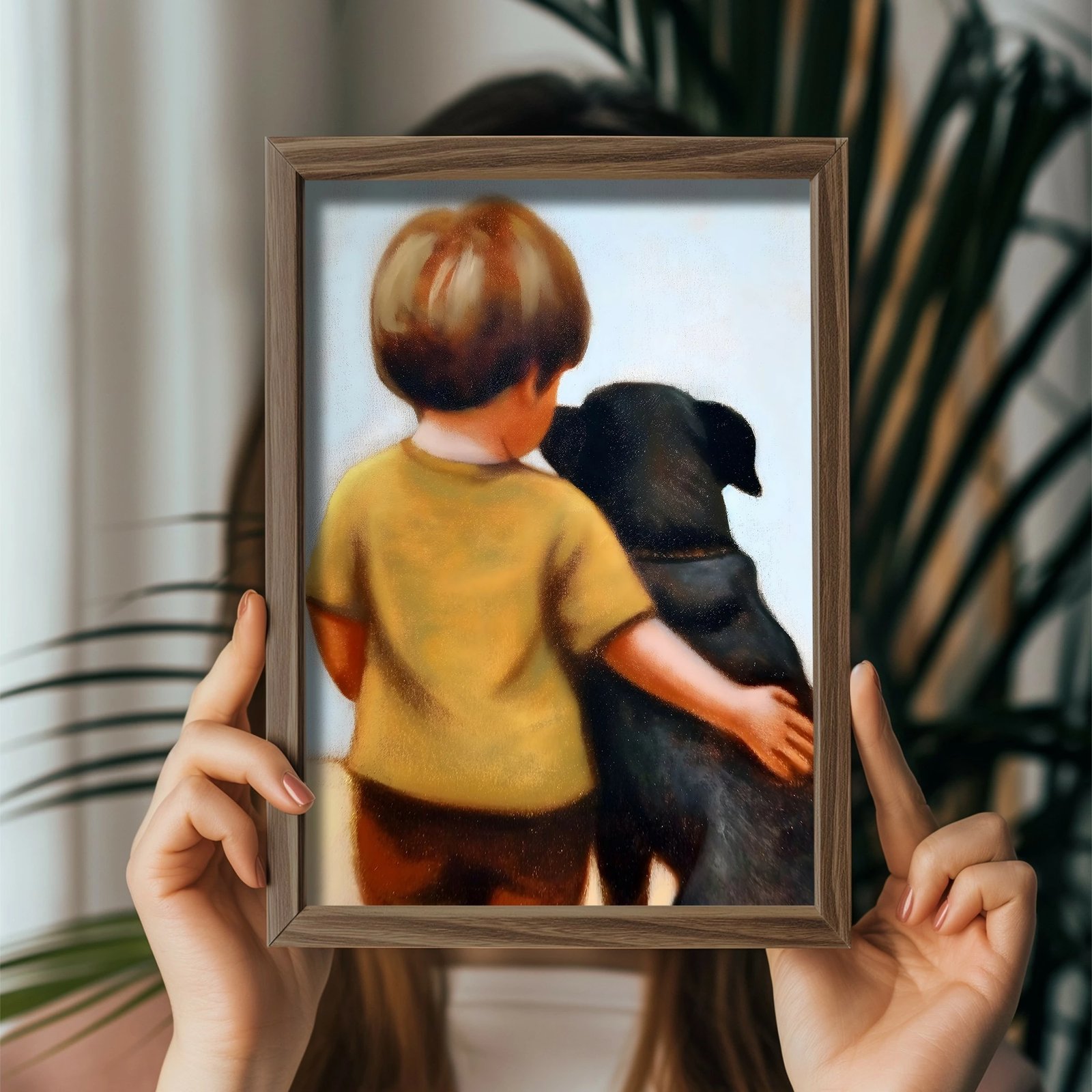 Pikturë dekorative me kornizë MDF, Wallity, GE224-L, shumëngjyrëshe