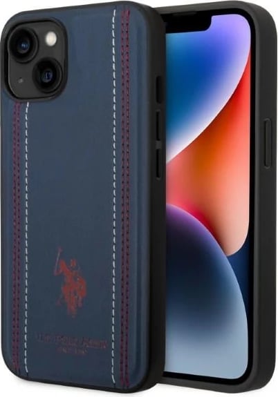 Mbështjellës U.S. Polo Assn. USHCP14SPFAV për iPhone 14 6.1", lëkurë sintetike, blu e errët Mbështjellës U.S. Polo Assn. USHCP14SPFAV për iPhone 14 6.1", lëkurë sintetike, blu e errët