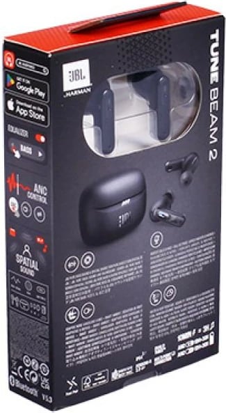 Kufje in-ear JBL Tune Beam 2 JBLWBEAM2BLK me ANC, Bluetooth, deri 48h, të zeza