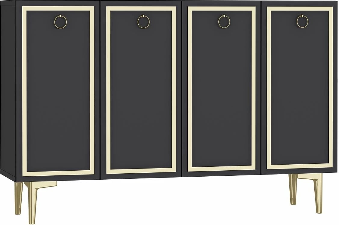 Konsolë Skye Decor, anthracite e ar, KM120