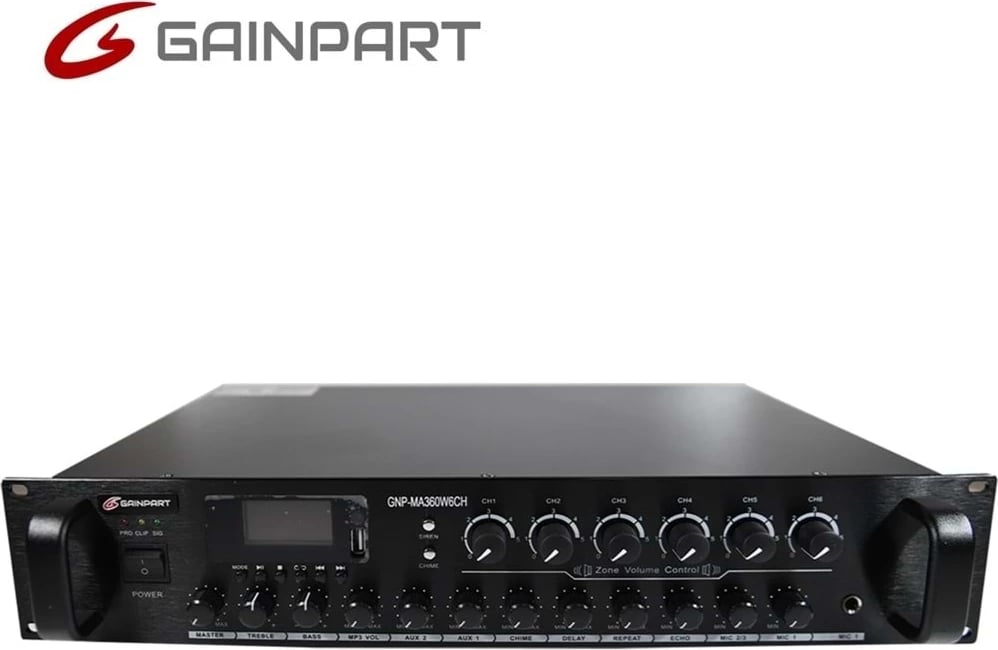 Amplifikator me 6 Zona PA-600U 600w 
