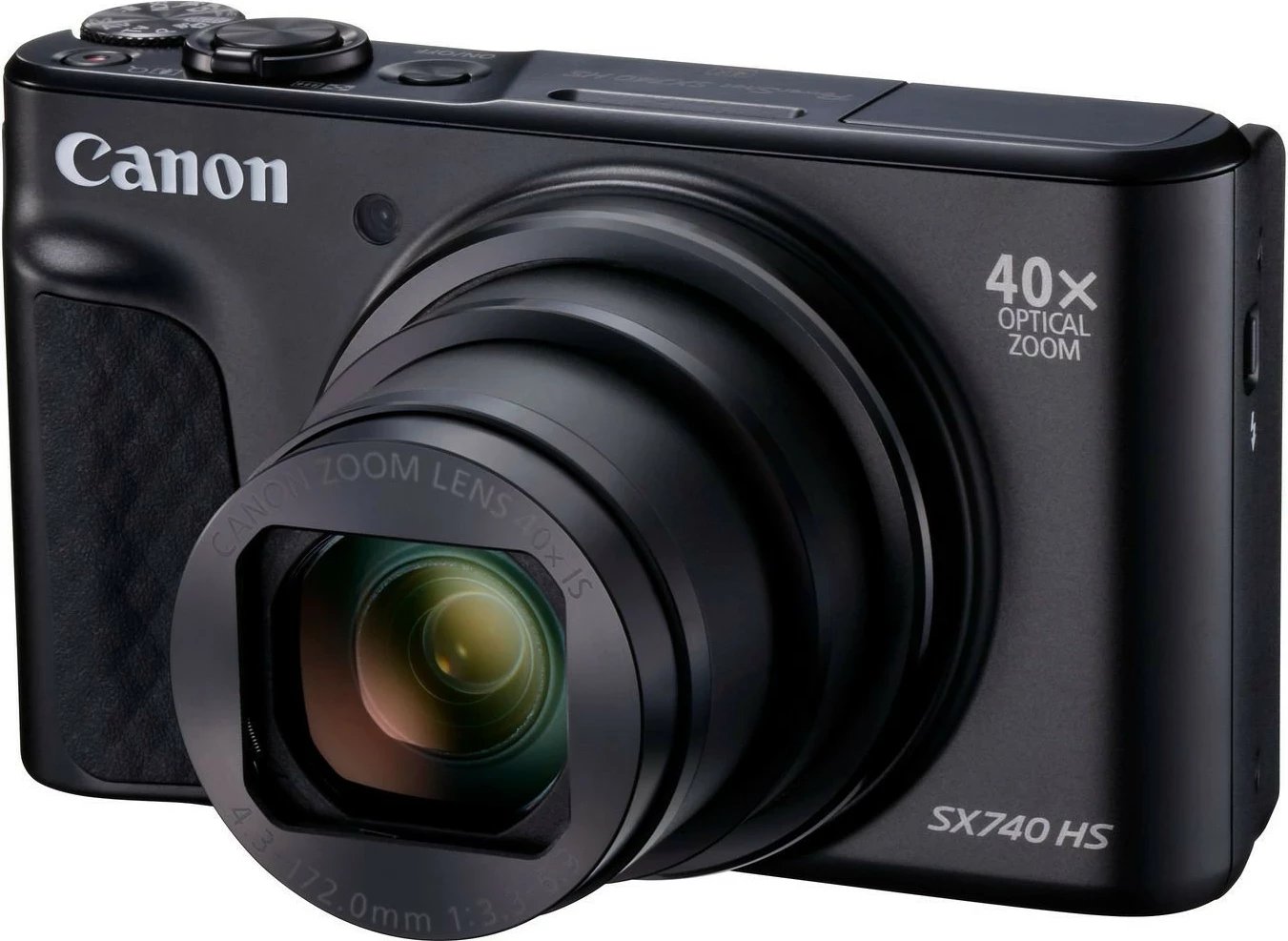 Aparat Canon PowerShot SX740 HS, 20.3MP, 40x zoom optik, 4K, Wi-Fi, i zi