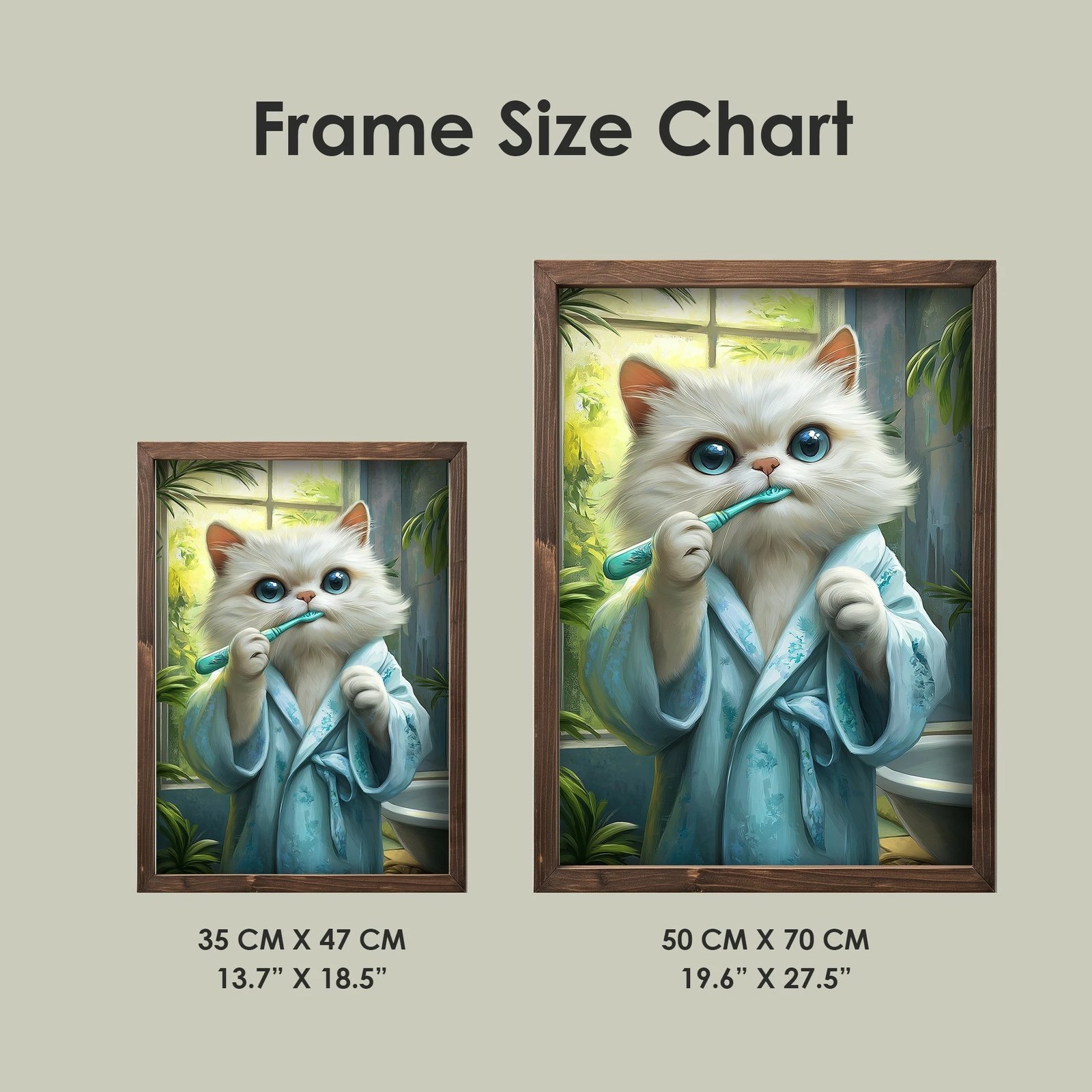 Pikturë dekorative me kornizë MDF, Wallity, TUN067-XL, shumëngjyrëshe, 50x70x3.5cm