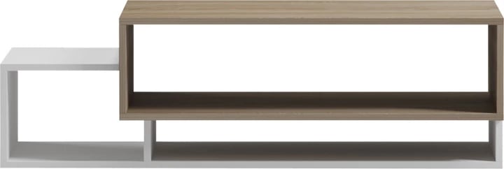 Tavolinë kafeje Dekost, ngjyrë sonoma-bardhë, 105x50x32cm