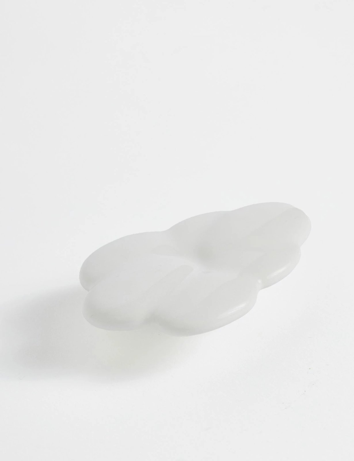 Dorez dekorative në formë reje, porcelan i bardhë, Evila Originals