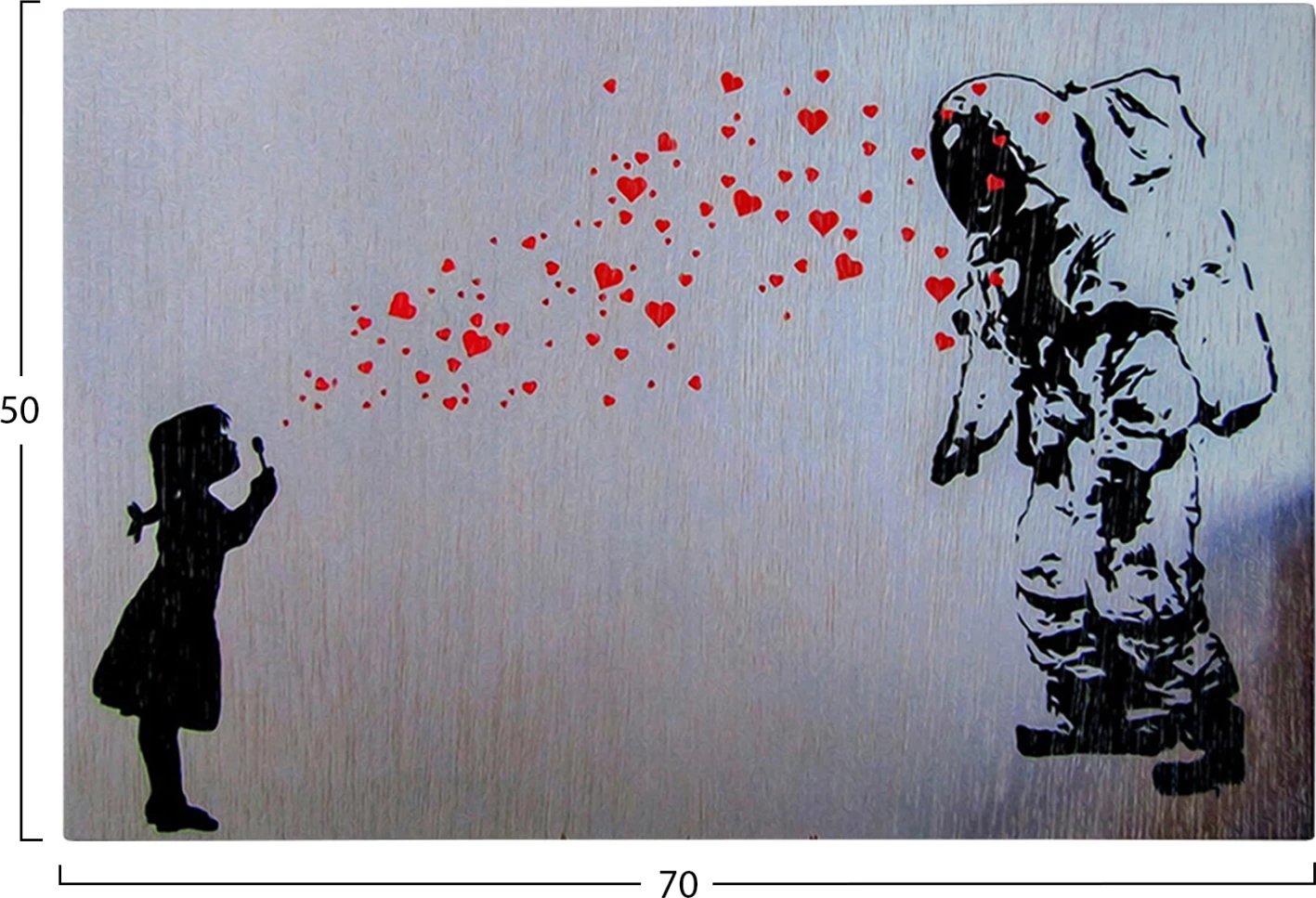 Pikturë muri GOBI FH4815, kanavacë e printuar, 70x3x50cm