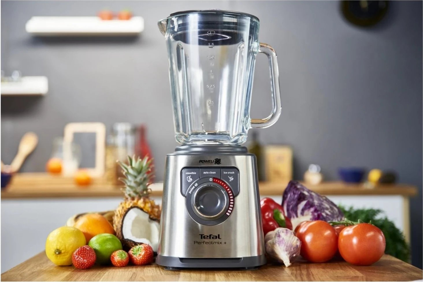 Blender Tefal Perfect Mix+ BL811D38, 1.5L, 1200W, i argjendtë